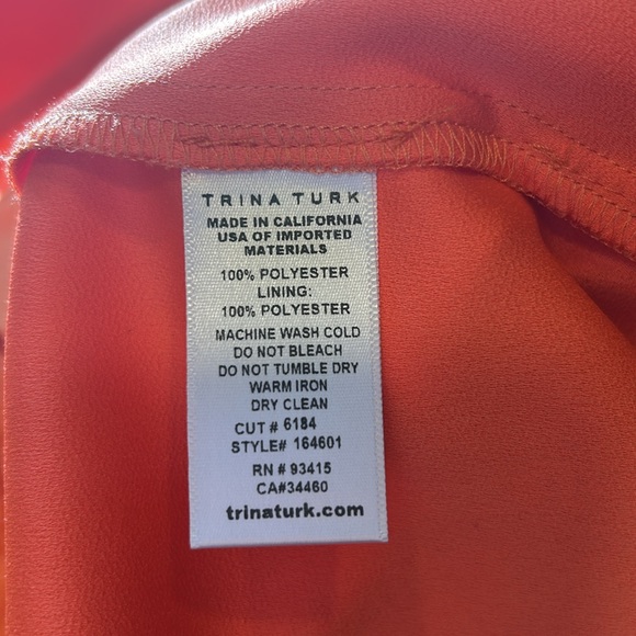 Trina Turk Deann Jumpsuit Wide Leg Crop - Picture 8 of 9